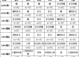 元旦將至 晴冷天氣迎新 ()